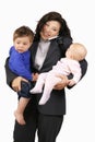 Juggling career and family Royalty Free Stock Photo