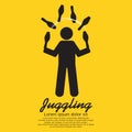 Juggling Graphic Sign