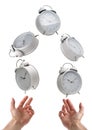 Juggling time Royalty Free Stock Photo