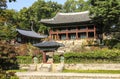 Juhamnu Pavilion in Secret Garden of the Changdeokgung Palace, Seoul, South Korea Royalty Free Stock Photo