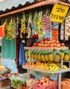 Carmel market. Tel Aviv. Israel 20.09.2019 - pineapple Royalty Free Stock Photo