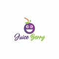 Juice Berry Logo Simple Design