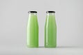 Juice Bottle Mock-Up - Two Bottles Royalty Free Stock Photo