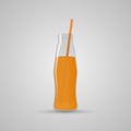 Juice bottle orange