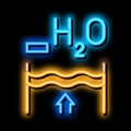 juice concentrate neon glow icon illustration