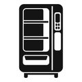 Juice drinking machine icon simple vector. Transported supply