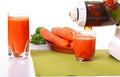 Juice extractor and carrot Royalty Free Stock Photo