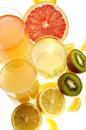 Juice from fresh friuts Royalty Free Stock Photo