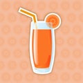 Juice Icon. Carrot