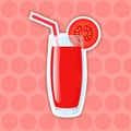 Juice Icon. Tomato