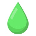 Juice lime drop icon, isometric style Royalty Free Stock Photo