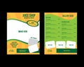 Juice menu for restaurant and cafe, Template design banners, brochures, menus, flyers