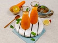 Juice orange wortel Royalty Free Stock Photo