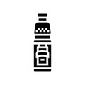 juice pomegranate glyph icon vector illustration
