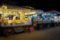 Juice sellers. Djemaa el Fna square. Marrakesh. Morocco Royalty Free Stock Photo