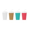 Juice and soda icon. Royalty Free Stock Photo