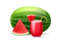 .Juice watermelon drink