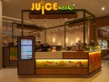 Juice Work Kiosk at Shopping Mall