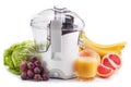 Juicer machine isolated on white background Royalty Free Stock Photo