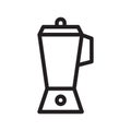 Juicer thin line vector icon
