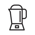 Juicer thin line vector icon