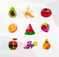 Juicy abstract fruits