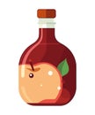 Juicy apple drop, ripe grape jar label