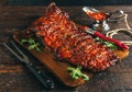 Juicy beef ribs Royalty Free Stock Photo
