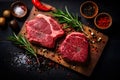 Juicy Beef Steaks for Grilling,Fresh and Delicious Meat Cuts