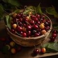 Juicy cherries