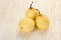 Juicy Chinese pear Royalty Free Stock Photo