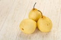 Juicy Chinese pear Royalty Free Stock Photo