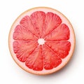 Juicy delicious grapefruit lies on beautiful plate, Ai generated