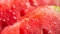 Juicy Delight: Captivating Macro Shot of Ripe Watermelon Peel, Aesthetic Background for Fruit-inspir