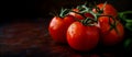 Juicy Delights: A Fresh Selection of Raw Tomatoes, Glistening wi