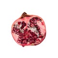 Juicy Half pomegranate