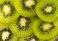 Juicy kiwi fruit isolated on white background. Royalty Free Stock Photo