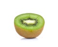 Juicy kiwi fruit isolated on white background Royalty Free Stock Photo