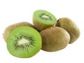 Juicy kiwis in slices