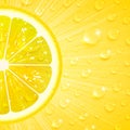 Juicy Lemon Background