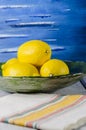 juicy lemon colored golden sunshine Royalty Free Stock Photo