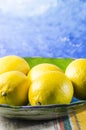 juicy lemon colored golden sunshine Royalty Free Stock Photo