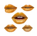 Juicy lips set