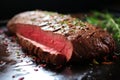 Juicy Medium Rare Steak. Perfectly Grilled with a Pink Center and Irresistibly Seared Crust