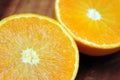 Juicy orange closeup Royalty Free Stock Photo