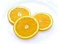 Juicy Orange Slices Royalty Free Stock Photo