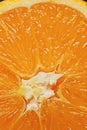 Juicy oranges half cut and sliced, healthy food and fruit