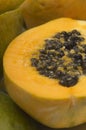 Juicy Papaya With Seeds