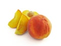 Juicy peach fruit