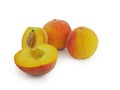 Juicy peach fruit